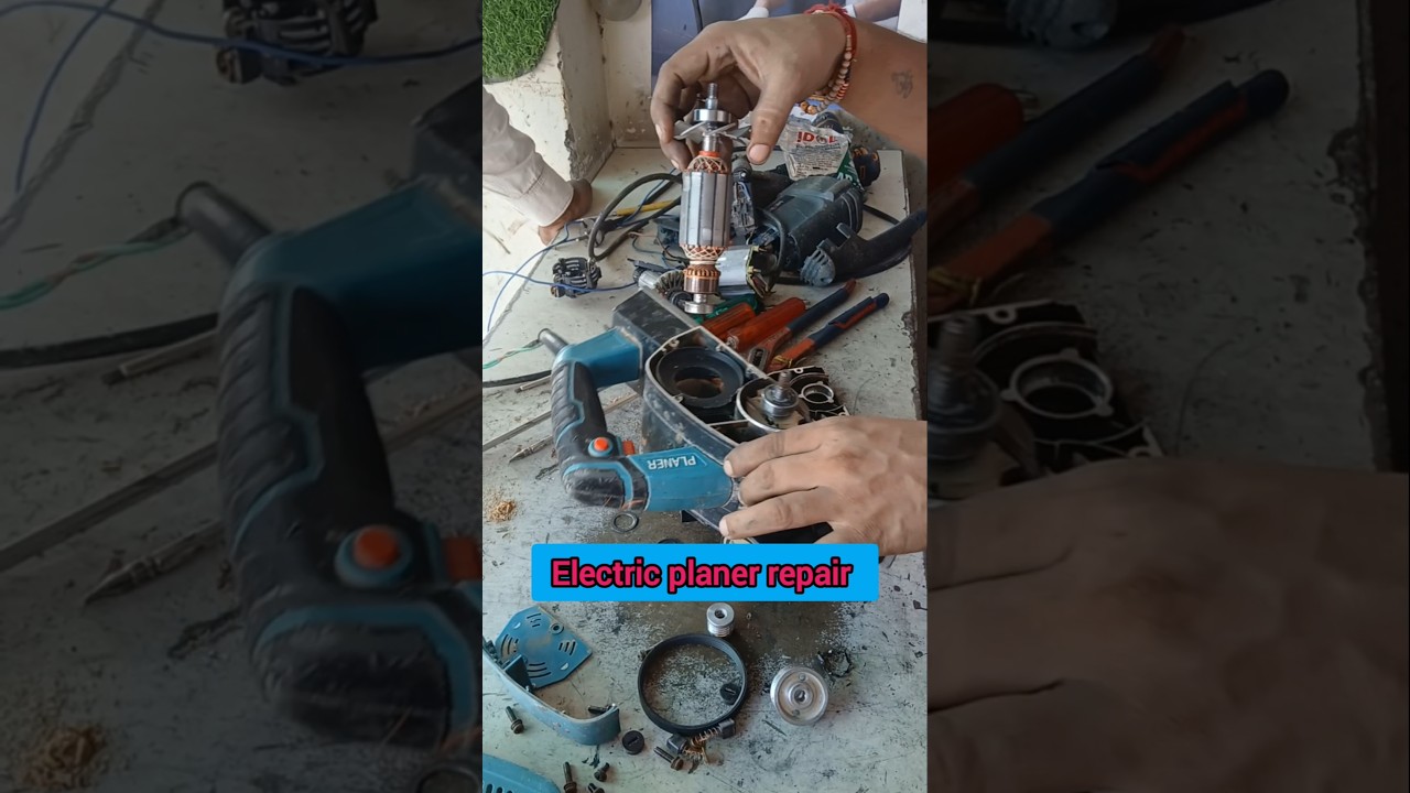 parts of electric planer machine || how to repair planer machine | 