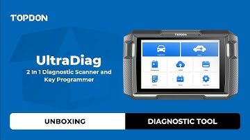 TOPDON UltraDiag | Unboxing | 2-in-1 Diagnostic Scanner And Key Programmer Tool
