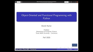 CSci 574 Machine Learning : U01-3 OO and Functional Programming with Python