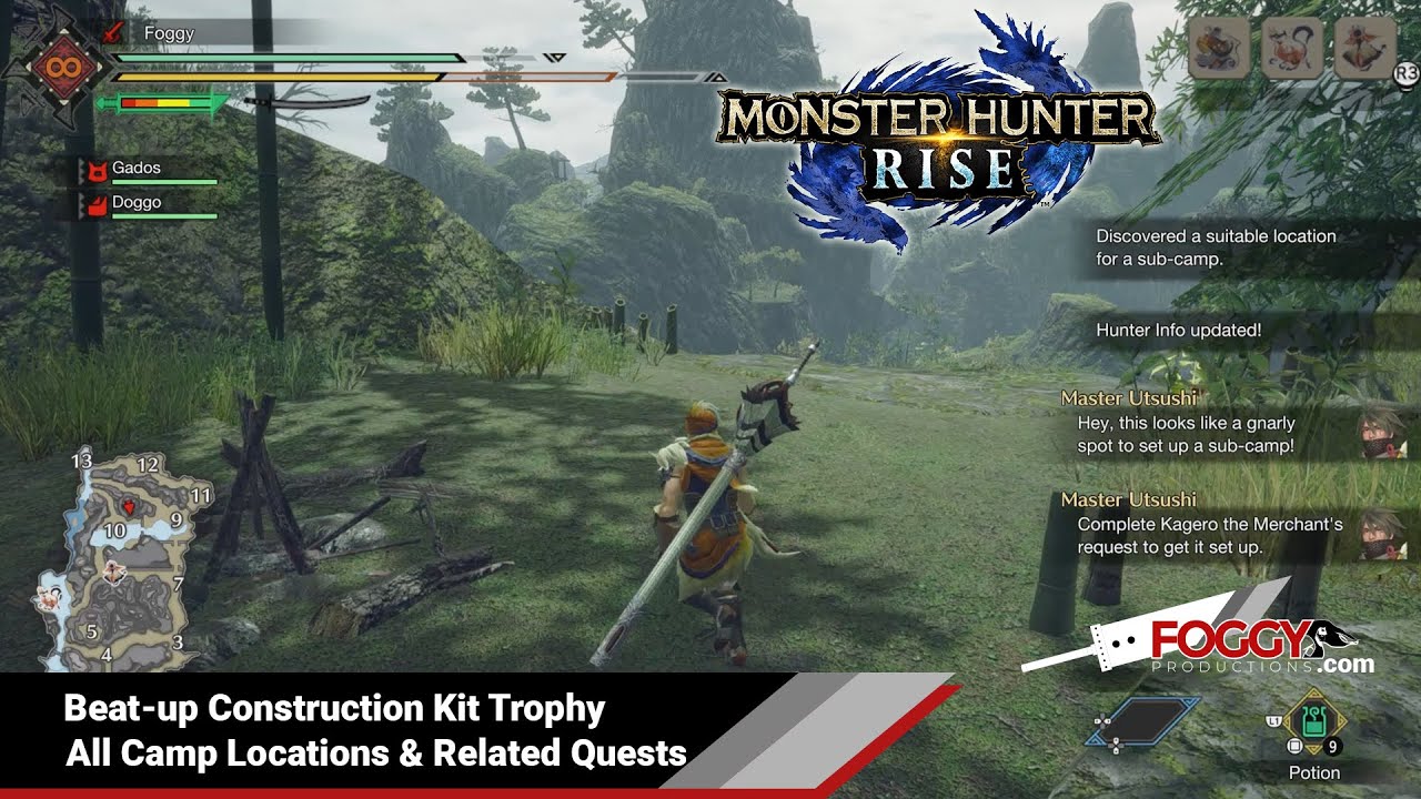 MH Rise All Camps Locations & Related Quests (Plus Resources