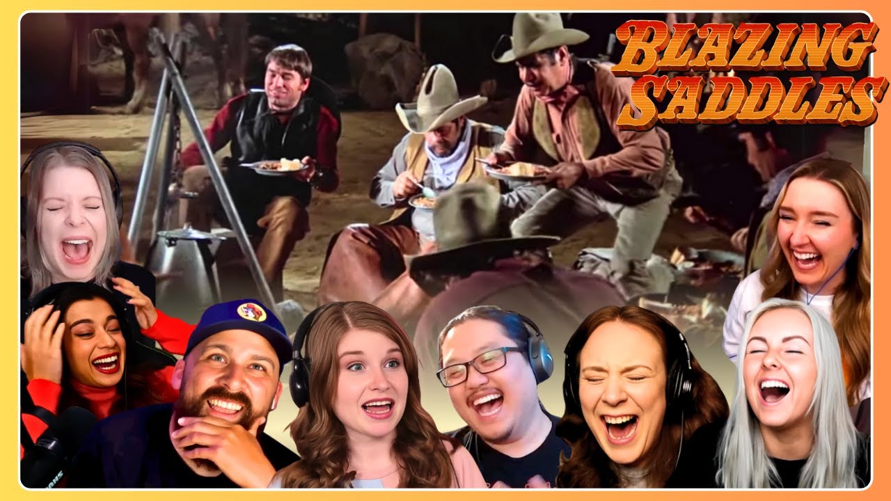 BEST 'Campfire Farting Scene' Reactions 💨 Blazing Saddles (1974) First Time Watching Movie Reaction