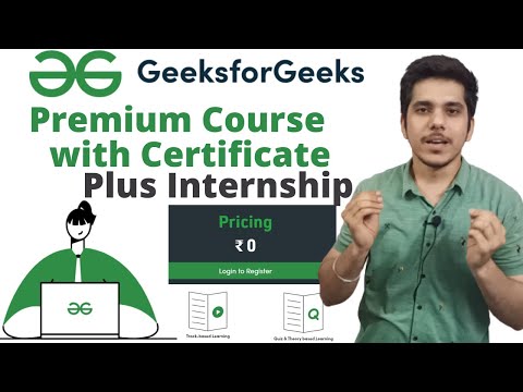 geeksforgeeks free certificate | free course with certificate | gfg free courses with certificate