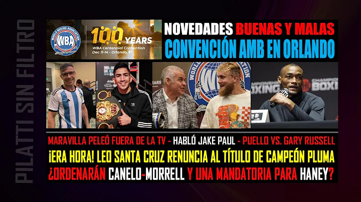 Convencin AMB: Santa Cruz, Puello, Paul, Warringto...