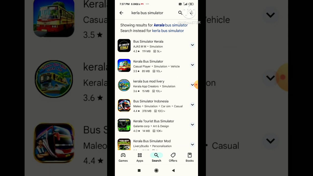 bus simulator kerala best games