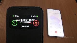 Over the Horizon Incoming call&Outgoing call at the Same Samsung Galaxy S4 Mini+iQOO Z10 Lite