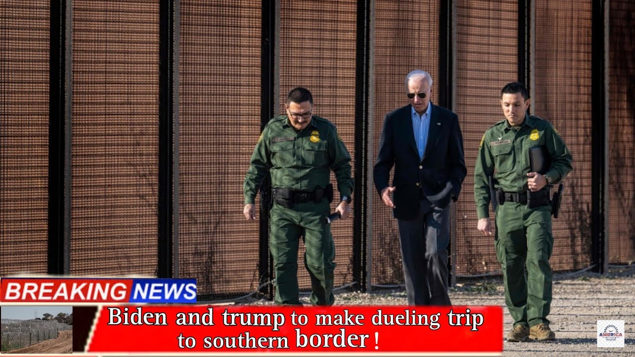 Biden and trump to make dueling trip to southern border! - YouTube