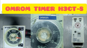 omrom timer H3ct-8 setting