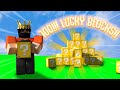 So I Opened 100!!! LUCKY BLOCKS (Roblox Bedwars)