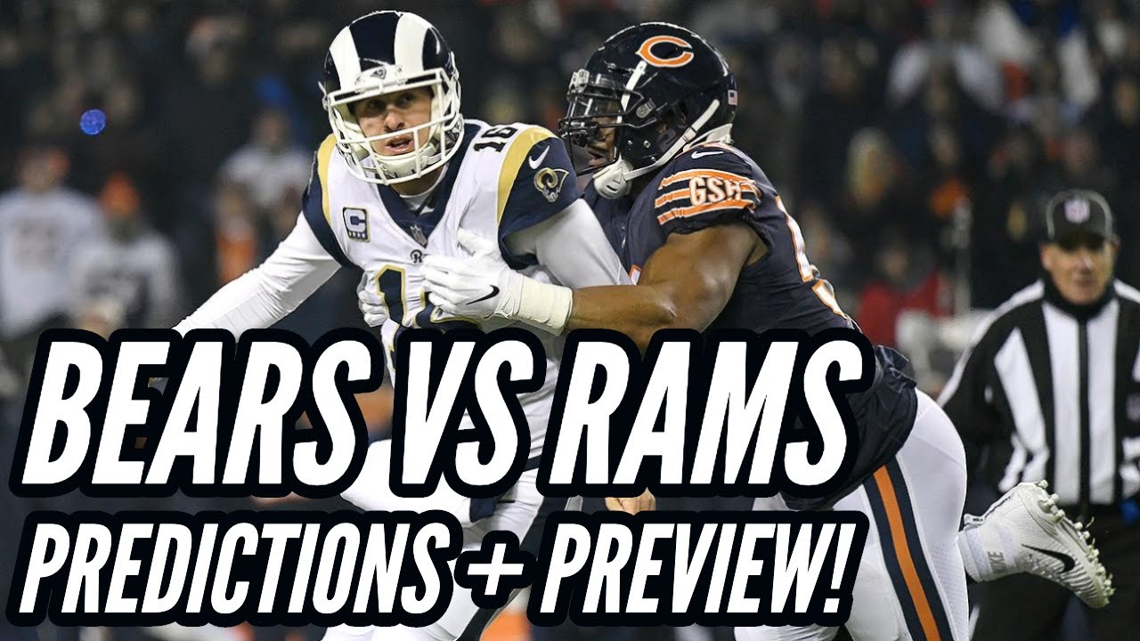 CHICAGO BEARS VS LOS ANGELES RAMS WEEK 11 PREDICTIONS! - YouTube
