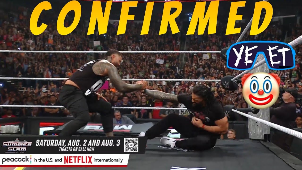 Roman Reigns Summer slam match confirm ✅ 