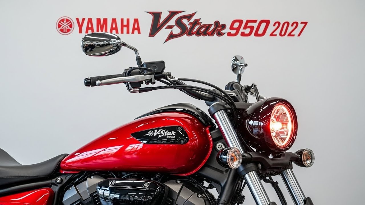 🔥"Yamaha V-Star 950 2027 вернулась! Классический круизер с современными элементами"!! 😱