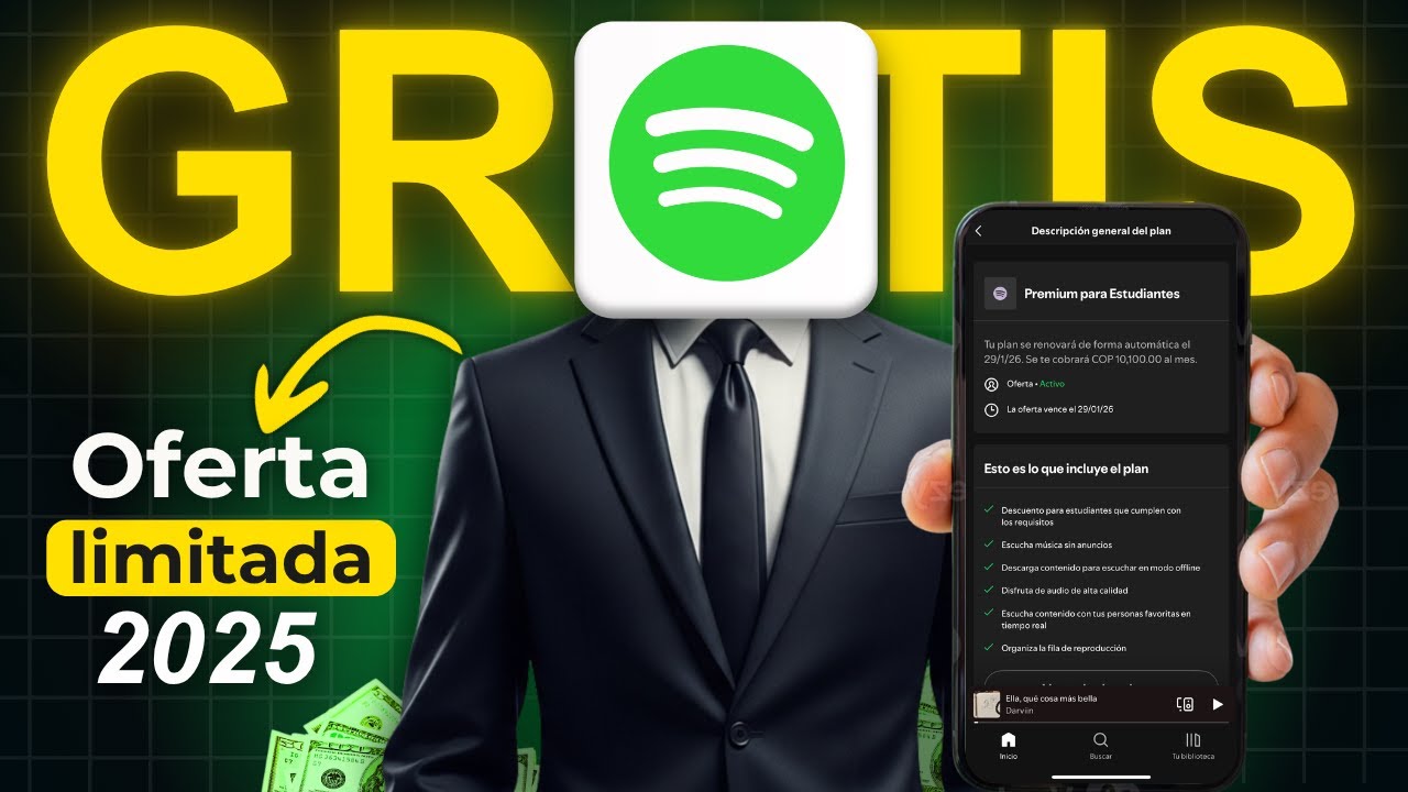 SPOTIFY PREMIUM БЕСПЛАТНО 4 МЕСЯЦА (просто и 100% безопасно) Ограниченное предложение 2025 года