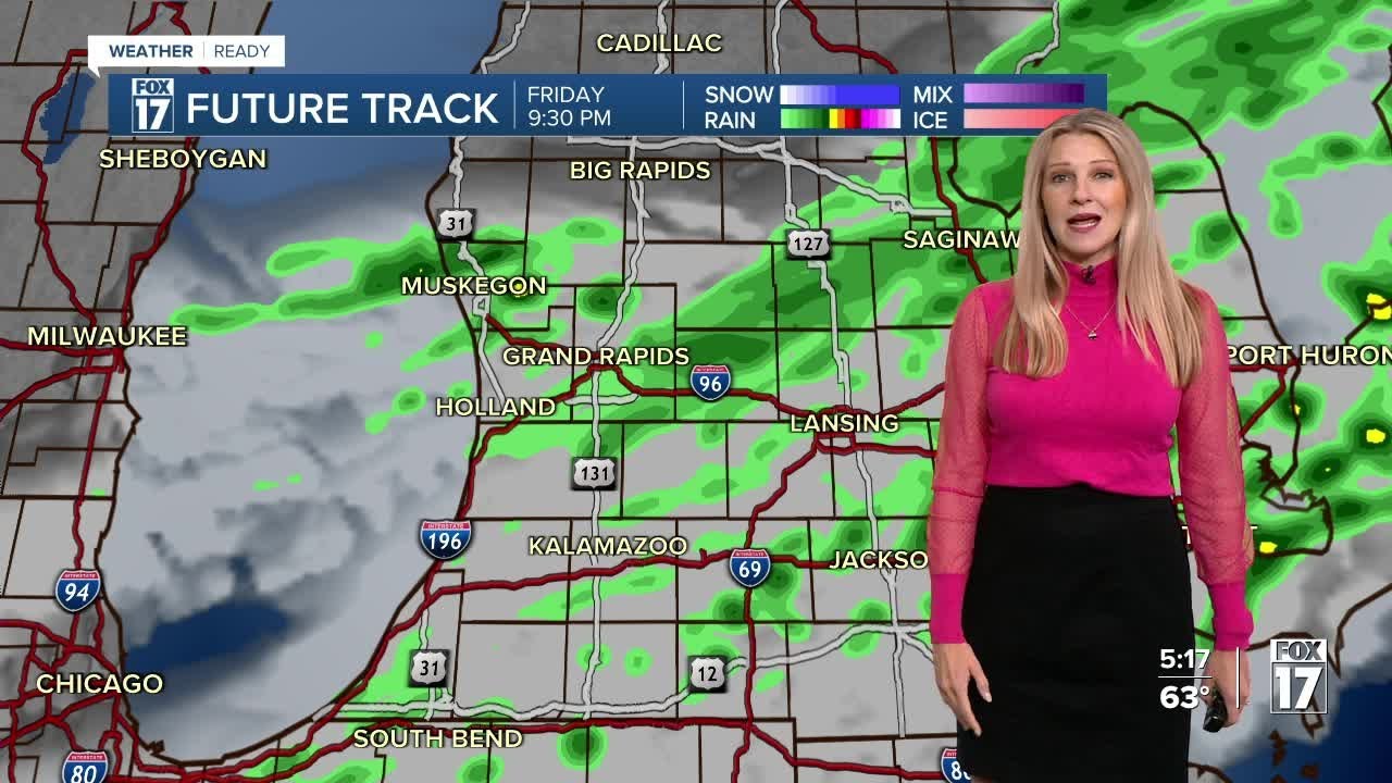 Friday PM Forecast: A few showers this evening - YouTube