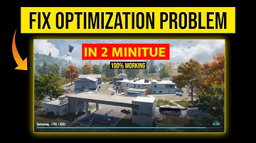 Optimization Problem In Pubg New State Fix | Pubg New State Not Opening Fix | Pubg New State