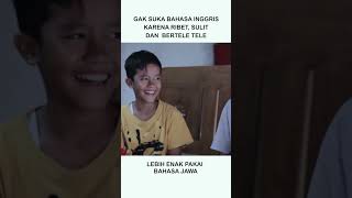 Viral Lucu - Gak Suka Bahasa Inggris #shorts  #hajarpamuji