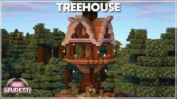 Minecraft: How to Build a Treehouse [Tutorial] 2020