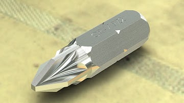 Advanced Screwdriver Bit CR-V PZ2 | SOLIDWORKS