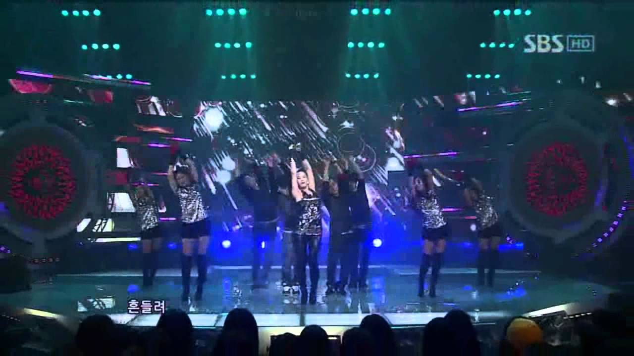 Moon Ji Eun-Hibiye Hibiyo (Moonji-Hibi Ye Hibio) @ SBS Inkigayo Популярная песня 100926