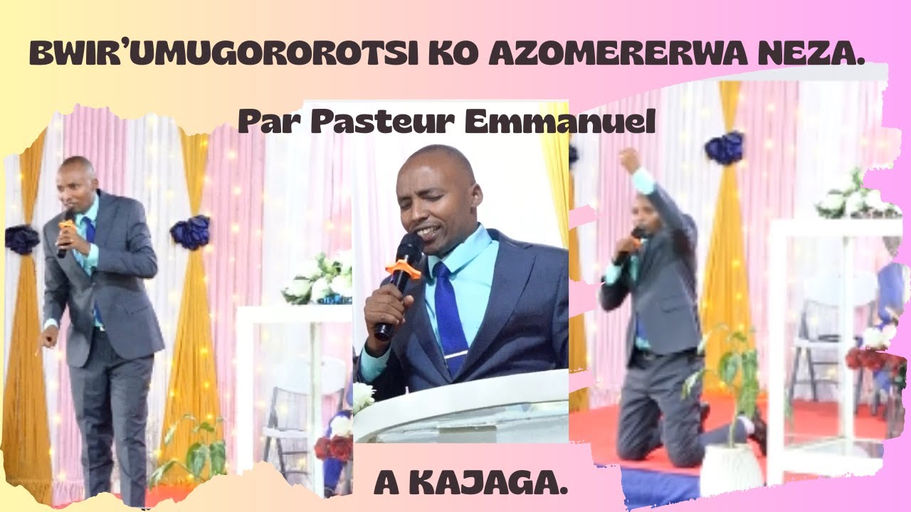 Bwir'umugororotsi ko azomererwa neza .