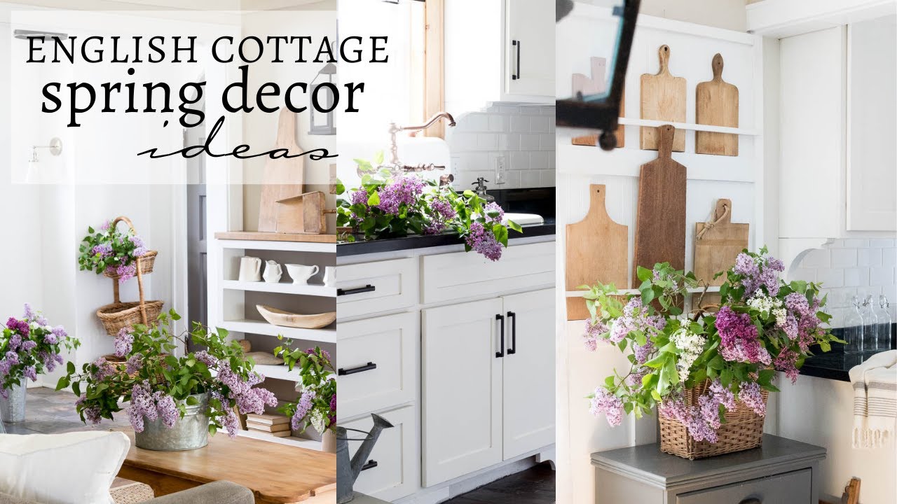 8 English Cottage Inspired SPRING Decor Ideas! - YouTube