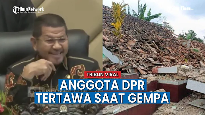 Viral Video Roberth Rouw Tertawa Saat Gempa Guncan...