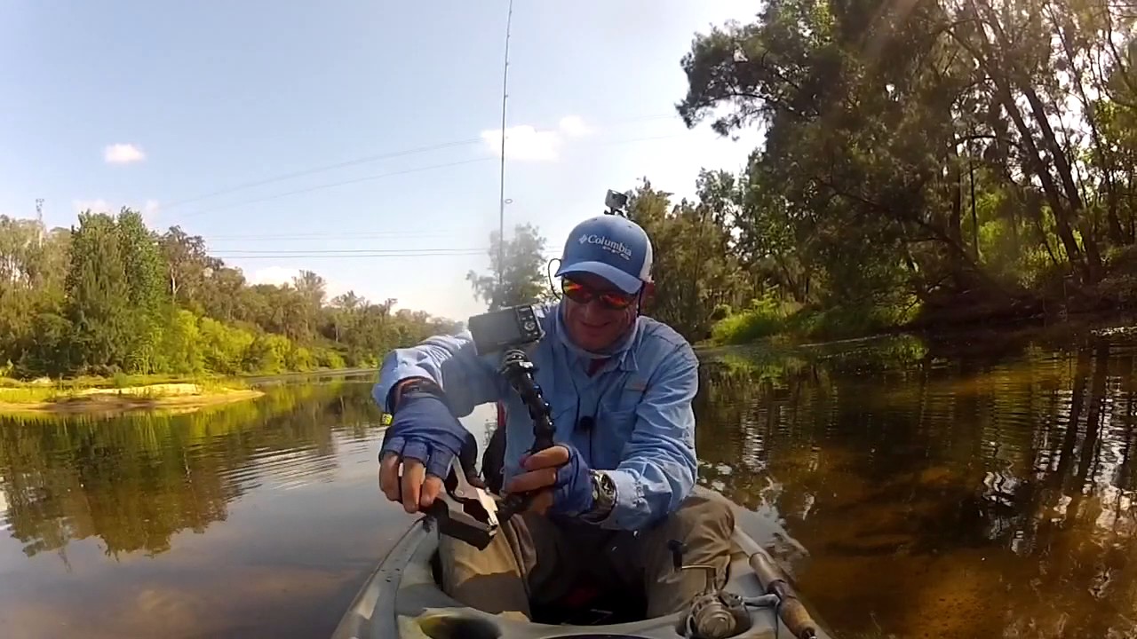 GoPro clamp for kayak fishing - YouTube