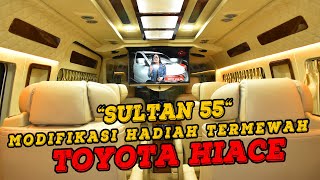 Modifikasi Full Interior Toyota Hiace Hadiah Buat ' Sultan 55 ' ⁉️ classic 1 interior