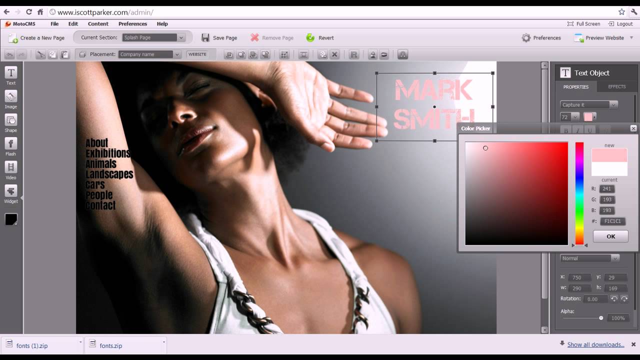 changing background image.avi - YouTube