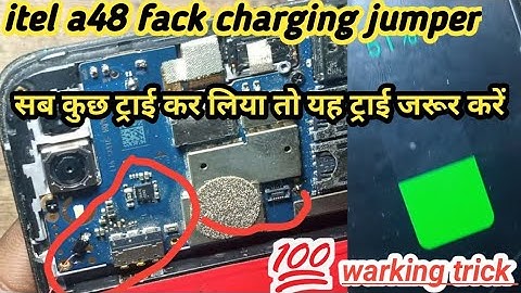 itel a48 fack charging solution| itel fack charging jumper