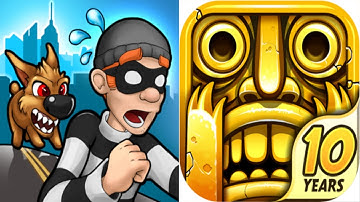 Robbery Bob vs Temple Run Gameplay Android,ios Part 21