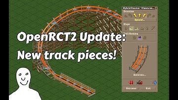OpenRCT2 Update: New Track Pieces! (diagonal sloped turns)