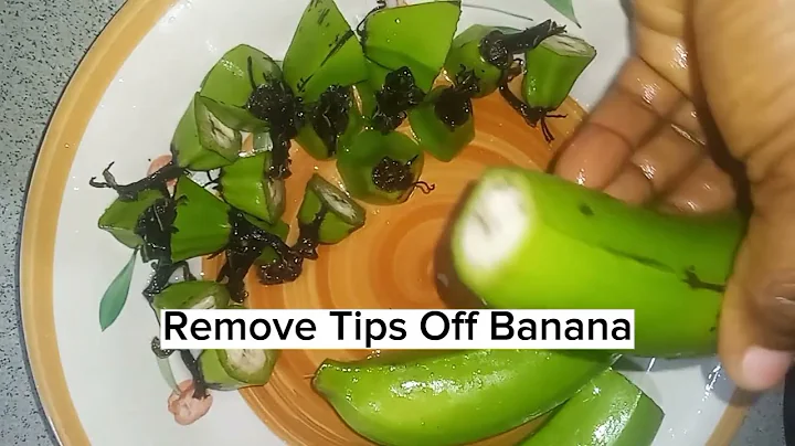 How To Cook Green Bananas (Boiling Method)