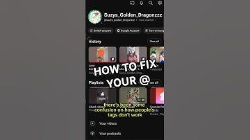 How to make it so people can tag you! #youtube #tagnotworking #tag #fixyoutube #problem