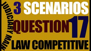 3 Questions Judiciary Mains | Q 17 | Judiciary Preparation | Law Competitive Exams Resimi