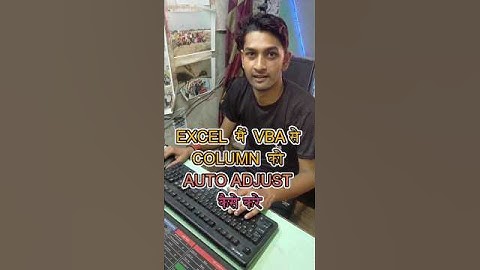 CELLS AUTO ADJUST IN EXCEL BY VBA #song #music #reels #excel #vba #coding