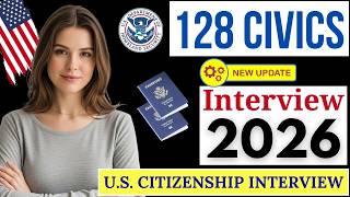 2026, 128 Civics Test Questions and Answers 2026 I U.S. citizenship interview I N400 Interview #n400