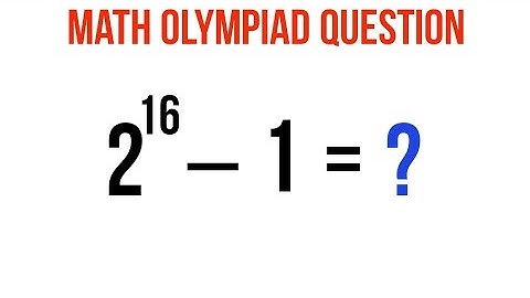 Very Beautiful Olympiad Exponential Problem | Math Olympiad Question