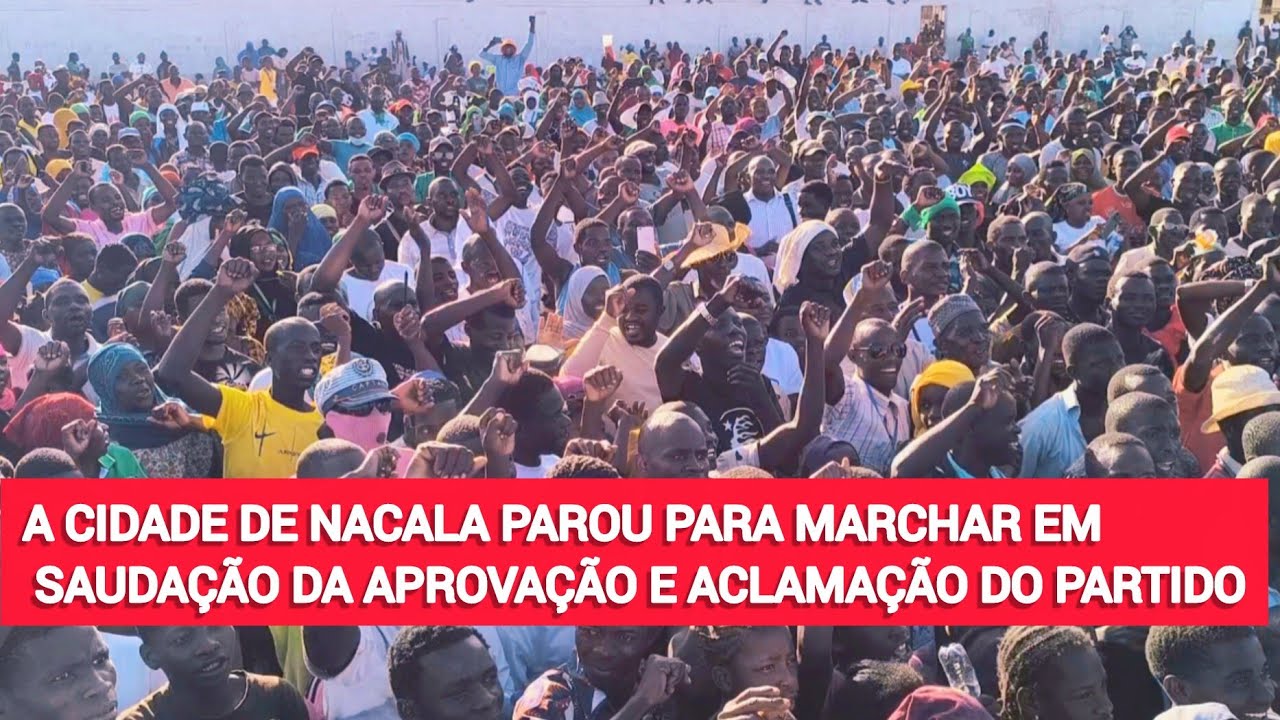 🔴ANAMOLA PARALISA CIDADE DE NACALA NA MARCHA DE SAUDAÇÃO DA APROVAÇÃO E ACLAMAÇÃO DO PARTIDO 