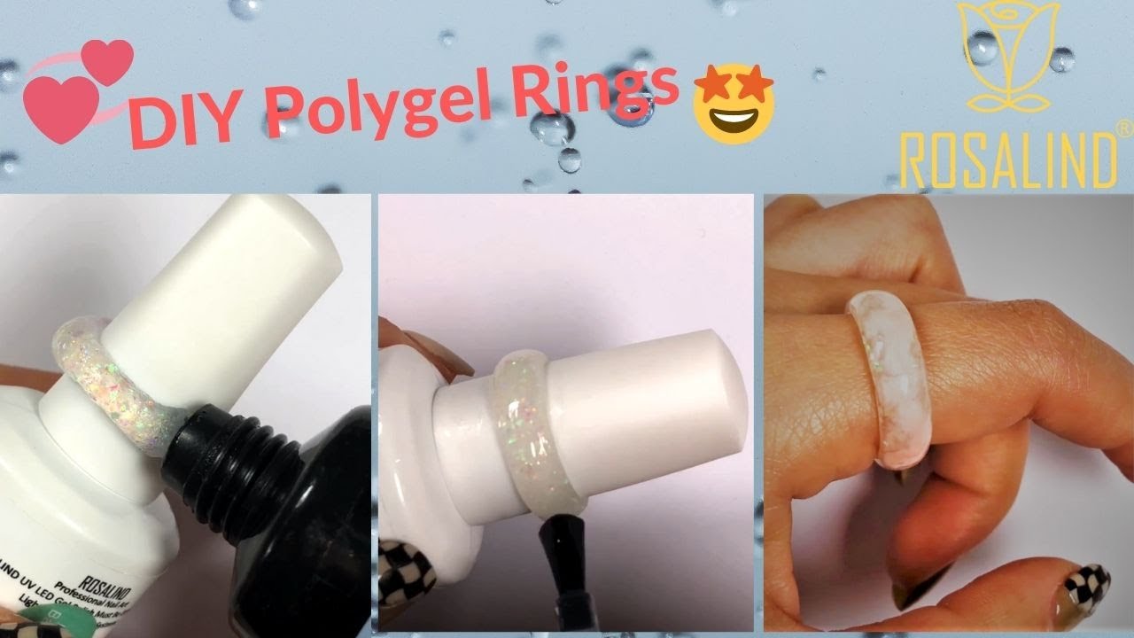 How To Make Polygel Rings L Rosalind Polygel Shorts YouTube