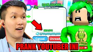 AKU PRANK YOUTUBER INI DAN AMBIL 5T  GEMS NYA DI PET SIMULATOR X!? - ROBLOX INDONESIA