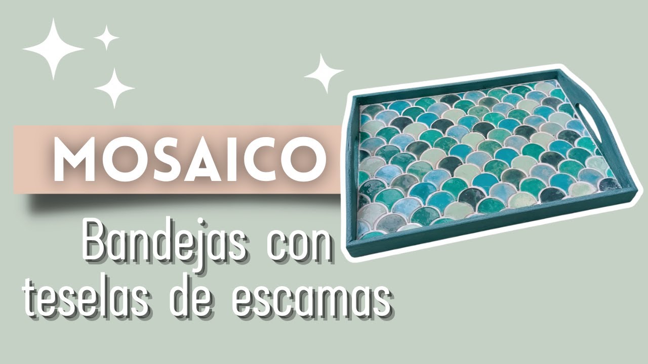 Renueva tus bandejas - Cómo hacer un mosaico casero de 