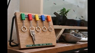【DIY】お洒落で便利な「手作り鍵収納」インテリアアイデア♡～Handmade key storage interior idea.
