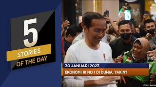 Jokowi Pede Ekonomi RI No 1 di Dunia Hingga Utang AS Meledak