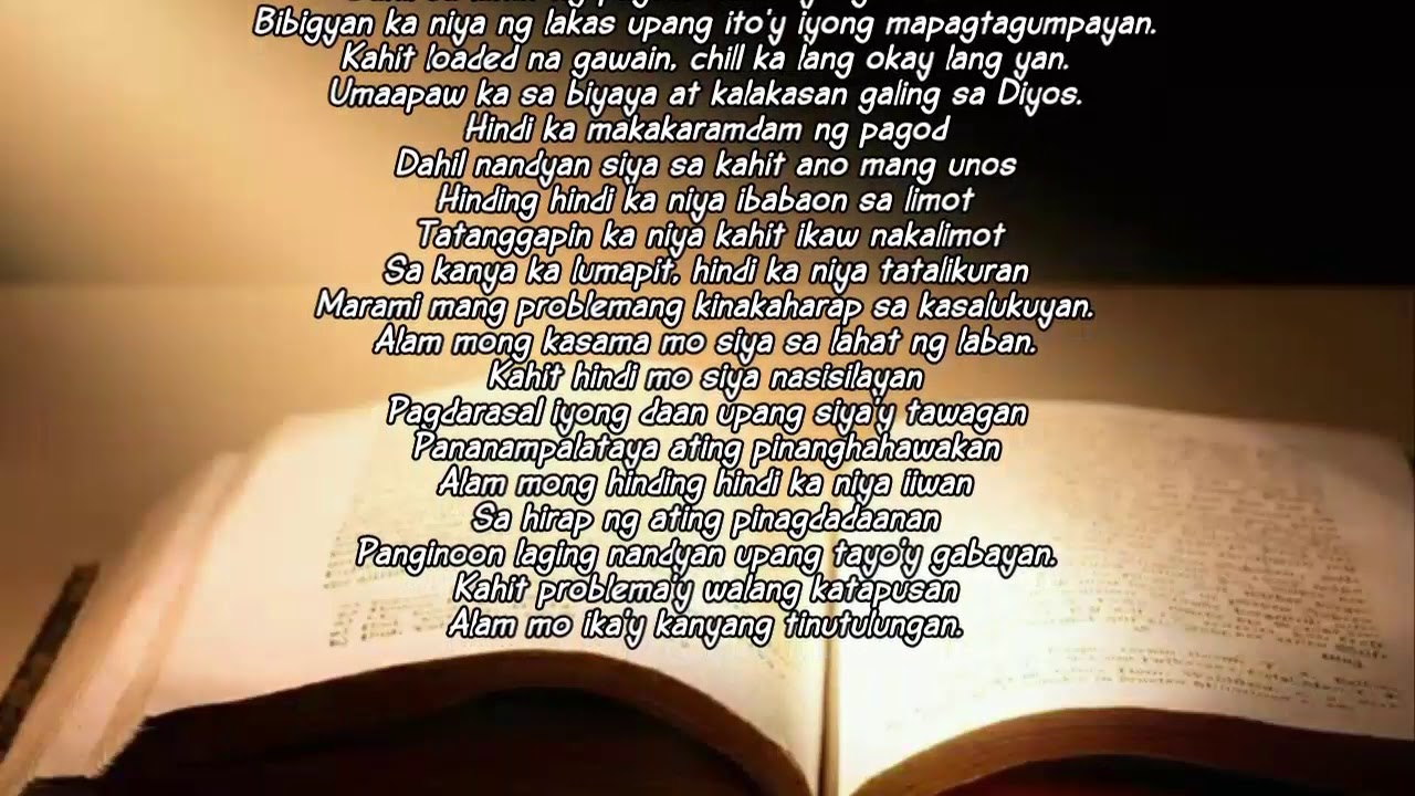 Spoken Poetry Tagalog Tungkol Sa Panginoon - misia panginoon