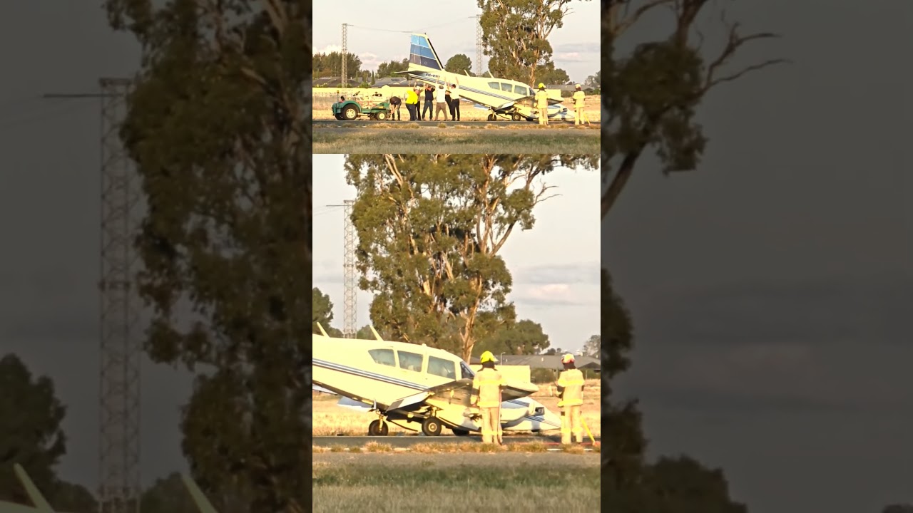 Plane Crash at Airport - Aircraft DROPPED during recovery effort 