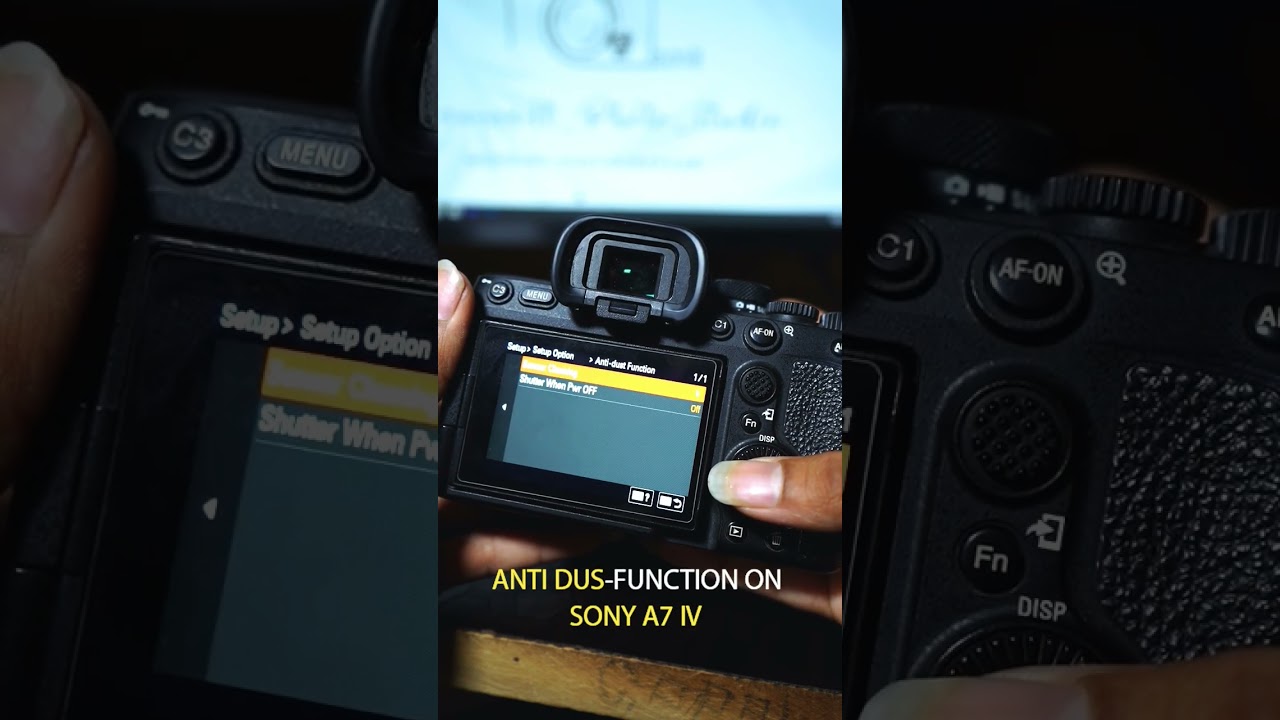 SONY A7 iv - ANTI DUST FUNCTION ON 
