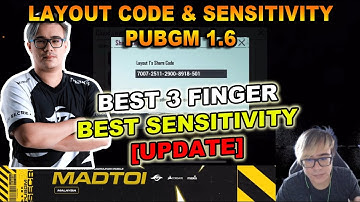 (New) MADTOI Layout Code & Sensitivity Update PUBG Mobile 1.6