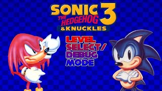 How to get Level select and Debug Mode in sonic 3 & knuckles (on Nintendo Switch) screenshot 4