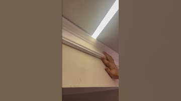 Потолочный плинтус просвет от светодиодной ленты #darus #краснодар #РусланДарус