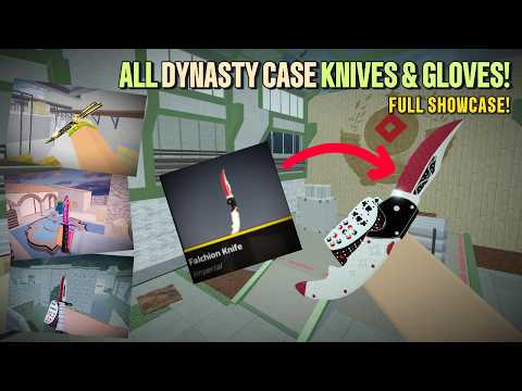 ALL Dynasty Case Knives & Glove in Counter Blox! RARE Skins! (ROBLOX)